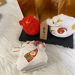 富雄でお渡し！干支の置物　新品　縁起物 生活雑貨 食器 コップ、グラスの画像