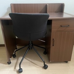 家具 テーブル 勉強机(椅子込み)