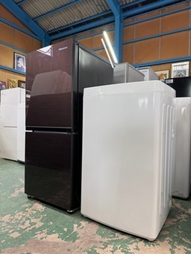 【H2HI】ハイセンス☆冷蔵庫☆134L☆2020年製☆ハイアール☆洗濯機☆4.5kg☆2020年製☆格安☆中古☆配達相談可能☆早い者勝ち新生活に♪
