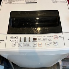 セール！　Hisense HW-T45C 全自動電気洗濯機　2019年製
