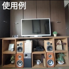 木製テレビ台の画像