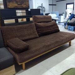 3人掛けソファー ブラウン