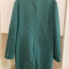 値下げ★ 冬用のため【格安価格】MICHE CLEIN  チェスターコート　緑の画像