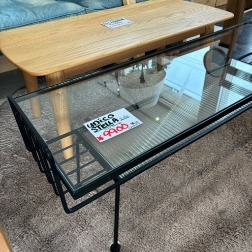 unico ウニコ STELLA ステラ ガラステーブル センターテーブル ソファ