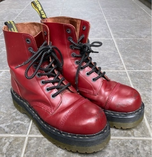ドクターマーチン 27.5 ブーツ 程度良好 ソール5cm 定価3.5万円 【宇治・久御山】