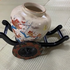 決定　壺　飾り　