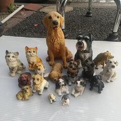 犬と猫の家置物 インテリア雑貨/小物 オブジェ