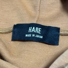 【HARE】パーカー　ベージュサイズ:FREE の画像