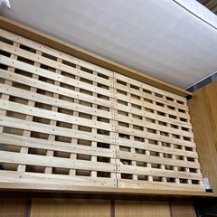 お取引相手決まりました！無印良品シングルベッド＋マットレスの画像