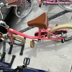子供用自転車 女の子 引取り限定0円の画像