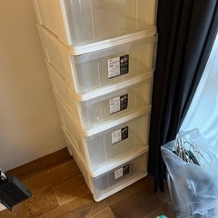 衣装ケース6個SML各2個ずつ