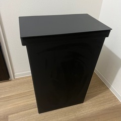 無印良品　ゴミ箱　黒の画像