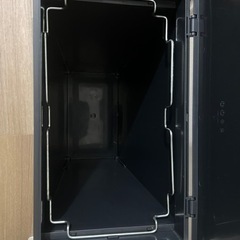 無印良品　ゴミ箱　黒の画像