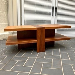 《売約済》【武蔵小山店】リビングテーブル　ウォールナット　ウォルナット　 ローテーブル　センターテーブル　検　モーダ・エン・カーサ　モーダエンカーサ　カッシーナ　イデー　ルイス　マスターウォール　アティーノ　 の画像