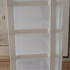 5段カラーボックスの画像