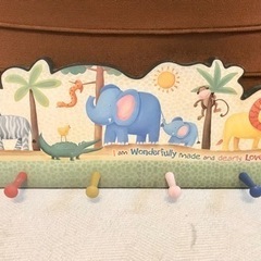 かわいい壁掛けフック　子供部屋にぴったり！