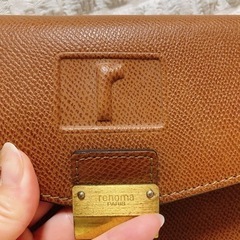 【大人気！】renoma  PARIS 革 クラッチバッグ の画像