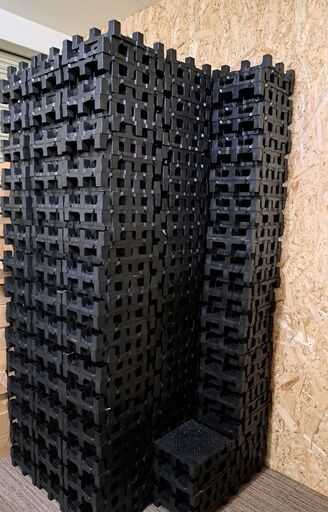 NAIKI ナイキ エコユニットフロア H50S 609枚セット 約38㎡ 樹脂製 床材 OAフロア 難あり 幅25cm×奥行25cm×高さ5cm