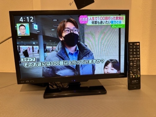 【中古】19型 液晶テレビ oen オーエンDTC19-11B ドウシシャ 19V 地デジ LED HDMI 映像機器 【札TB02】