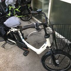 地域限定送料無料ビッケポーラー三人乗り13,2AH白神戸市電動自転車