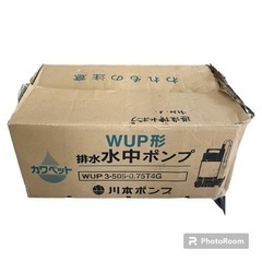川本ポンプ 強化樹脂製排水水中ポンプ  WUP3形 50Hz WUP3-505-0.75LNG | 川本製作所 水中ポンプの画像