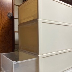 家具 収納家具 衣装ケース 3段の画像