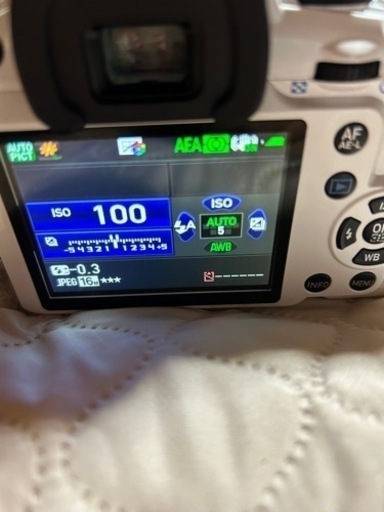 PENTAX K-30 一眼レフ カメラ 望遠レンズ付き ホワイト