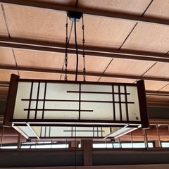 【お話し中】ナショナル　和風蛍光灯照明器具　昭和レトロ①の画像