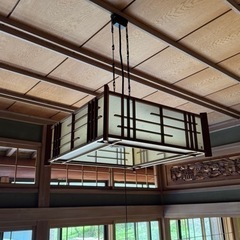 【お話し中】ナショナル　和風蛍光灯照明器具　昭和レトロ①の画像