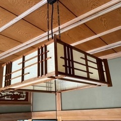 【お話し中】ナショナル　和風蛍光灯照明器具　昭和レトロ①の画像