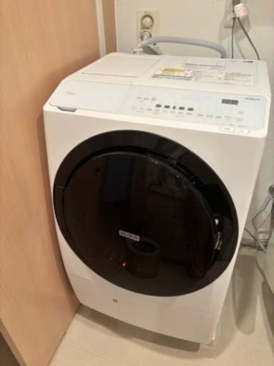 日立｜HITACHI 2022年製 ドラム式洗濯乾燥機 ホワイト BD-SX110GL-Wの 