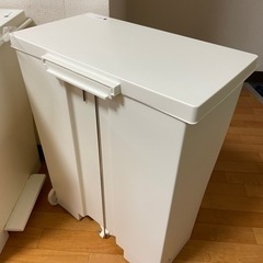 kcud（クード） ワイドペダルペール 39L横型 ホワイト 2個セットの画像