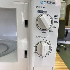 【リサイクルショップ　ピカソ　小松原】2021年製 MAXZEN 60hz 17L 単機能 ターンテーブル 電子レンジ JM17BGZ01★8639★の画像