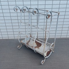 シャビーシック 傘立て ブロカント 玄関の画像