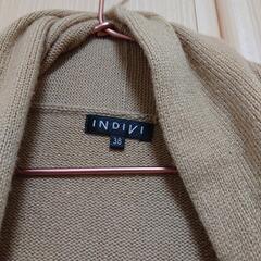 【INDIVI】  ベージュ コート 羽織  お洒落の画像
