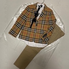 〖 BURBERRY LONDON 〗バーバリージャケット／パンツ／オマケでワイシャツ＆蝶ネクタイ