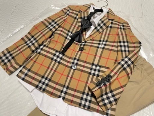〖 BURBERRY LONDON 〗バーバリージャケット／パンツ／オマケでワイシャツ＆蝶ネクタイ