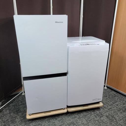 ‍♂️ptr売約済み‼️配送設置は無料‼️2022年製✨人気のホワイトカラー✨Hisense 家電セット