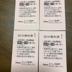 新神戸 無料駐車券の画像
