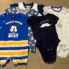 ベビー服　ロンパース　半袖　60〜70cm 
