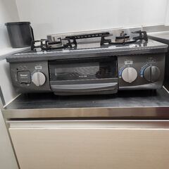 ガスコンロ　Rinnai　KGM563DGL　都市ガス