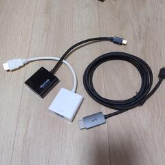 4/7のみ無料　HDMI変換ケーブル3種