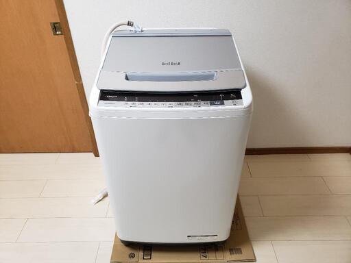 美品！引取限定富山市より9キロ日立ビートウォッシュBW-V90E家電 生活家電 洗濯機