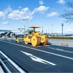 【日給14,000円〜・未経験ＯＫ！実働平均６ｈ！】舗装工事
