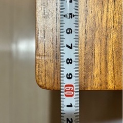 チーク 無垢材 レンジボード レンジ台の画像