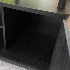 テレビボード　モダン　黒の画像