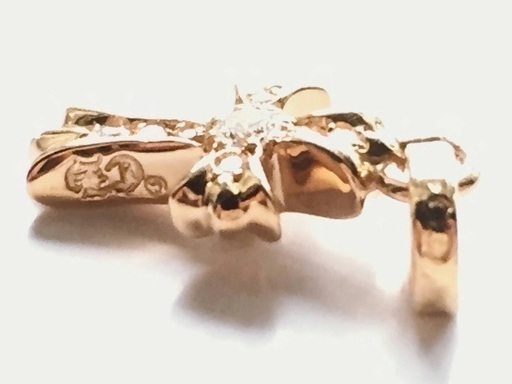 値下げ交渉可　【自身購入】正規品 クロムハーツ ベビーファット22ｋ 純正パヴェダイヤ 
