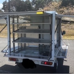 
三菱　軽トラ　移動販売車の画像