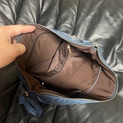 クラッチバッグ(クロコダイル型押し)の画像