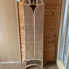 値下げしました！！籐製品のついたての画像